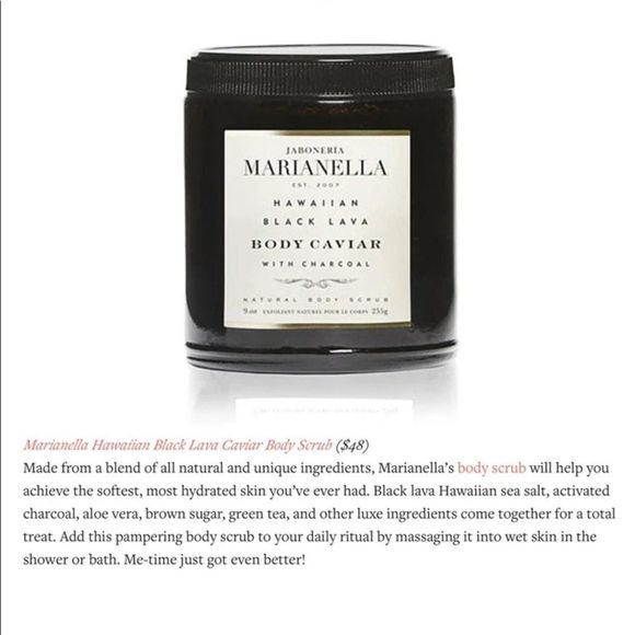 NEW JABONERIA MARIANELLA HAWAIIAN BLACK LAVA BODY CAVIAR WITH CHARCOAL - Picture 3 of 3